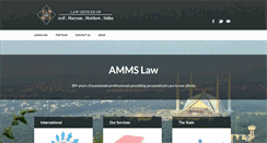Desktop Screenshot of ammslaw.com