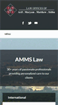 Mobile Screenshot of ammslaw.com